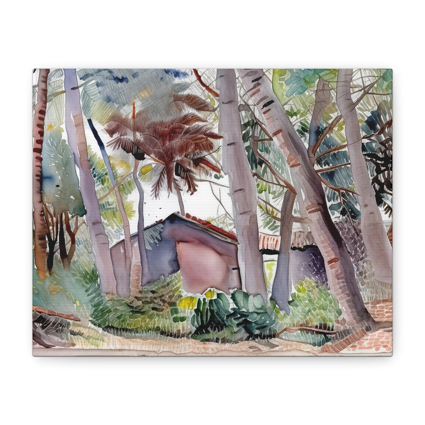 Nature-Inspired Wall Art, Canvas Print, Home Decor, Gift for Nature Lovers, Botanical Artwork, Rustic Aesthetic