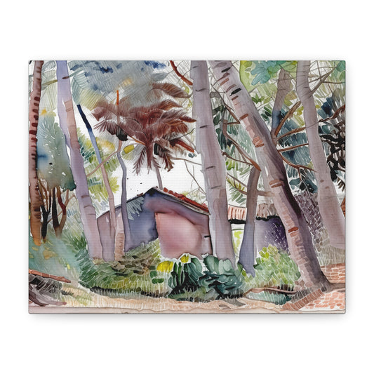 Nature-Inspired Wall Art, Canvas Print, Home Decor, Gift for Nature Lovers, Botanical Artwork, Rustic Aesthetic