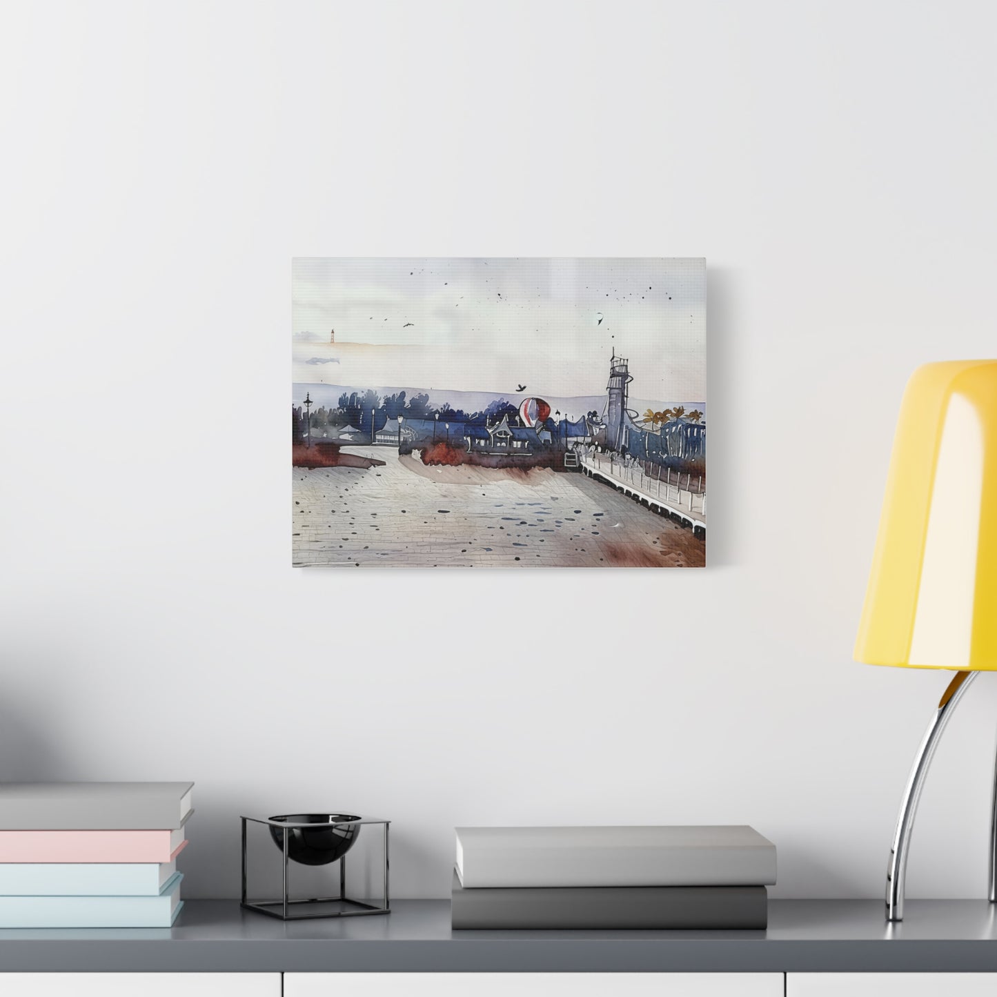 Scenic Wall Art Canvas, Beach Decor, Nautical Home Accent, Coastal Artwork, Gift for Nature Lovers