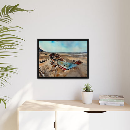 Framed Art Print, Beach Decor, Nautical Wall Art, Ocean Landscape, Coastal Home Decor, Gift for Ocean Lovers