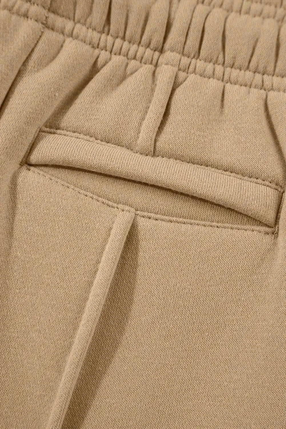 Trendsi Wide Leg Trousers Women's Casual Drawstring Pocketed Pants Comfortable Fit