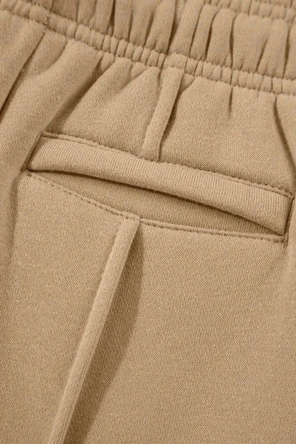 Trendsi Wide Leg Trousers Women's Casual Drawstring Pocketed Pants Comfortable Fit