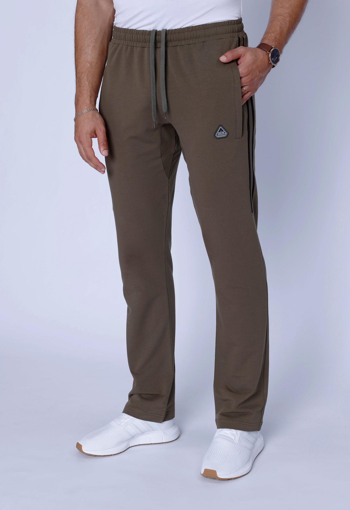 Ultimate Flex Athletic Sweatpants - Straight (Reg, Tall and Big & Tall Fit) Khaki Green Black