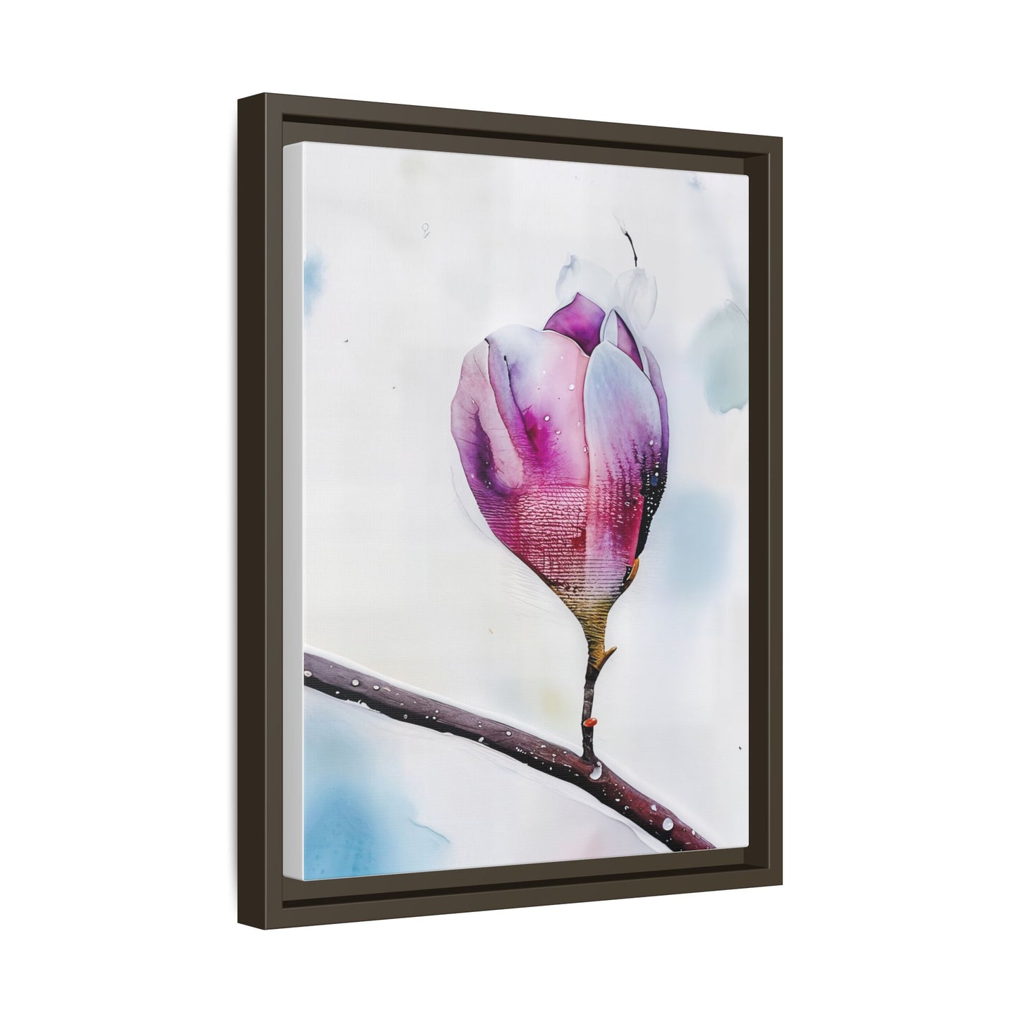 Framed Floral Canvas Art Print, Home Decor, Wall Art, Modern Decor, Gift for Her, Mother's Day, Botanical Print, Flower Gallery