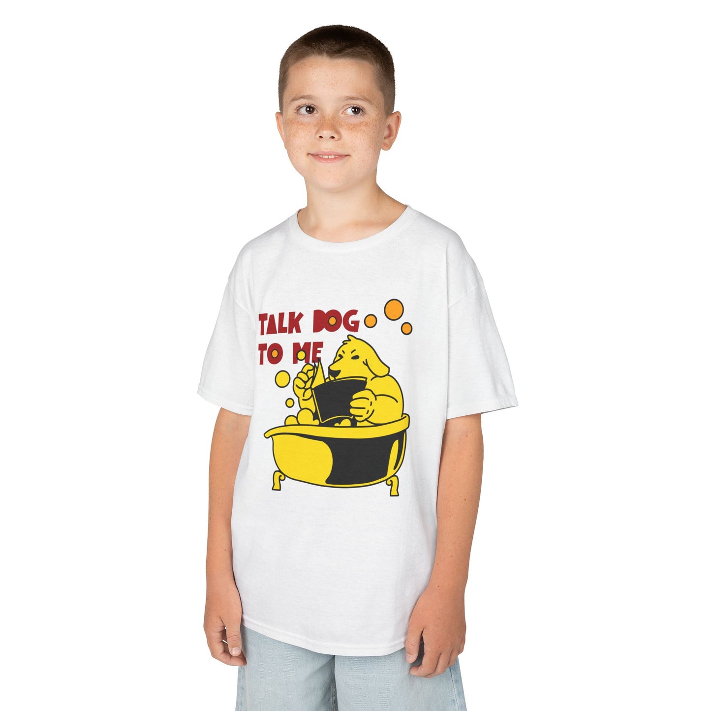 "Talk Dog to Me" Kids Tee – Funny Pet Shirt, Cute Gift for Animal-Loving Kids
