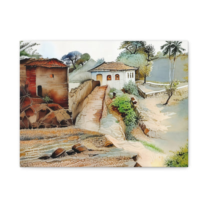 Canvas Wall Art, Vibrant Landscape Decoration, Home Decor, Art Gift for Nature Lovers, Inspirational Artwork