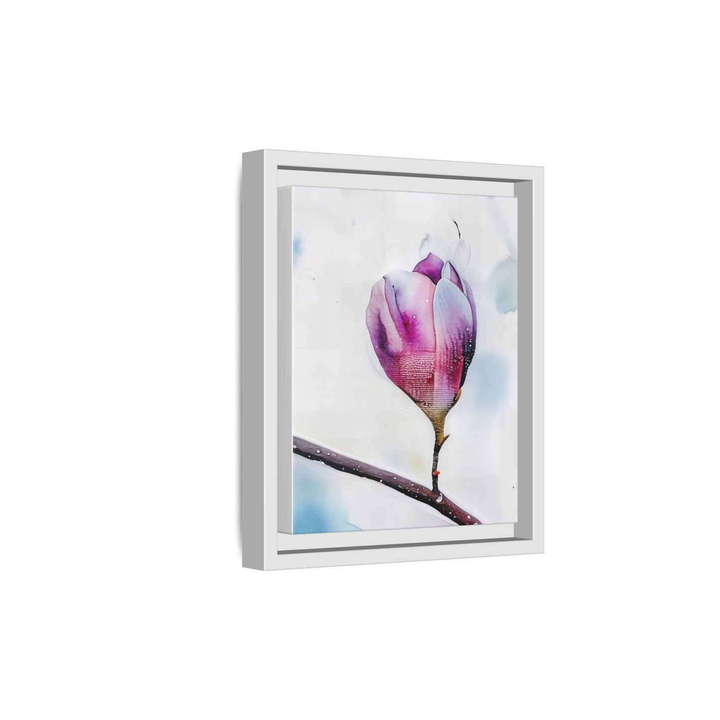 Framed Floral Canvas Art Print, Home Decor, Wall Art, Modern Decor, Gift for Her, Mother's Day, Botanical Print, Flower Gallery