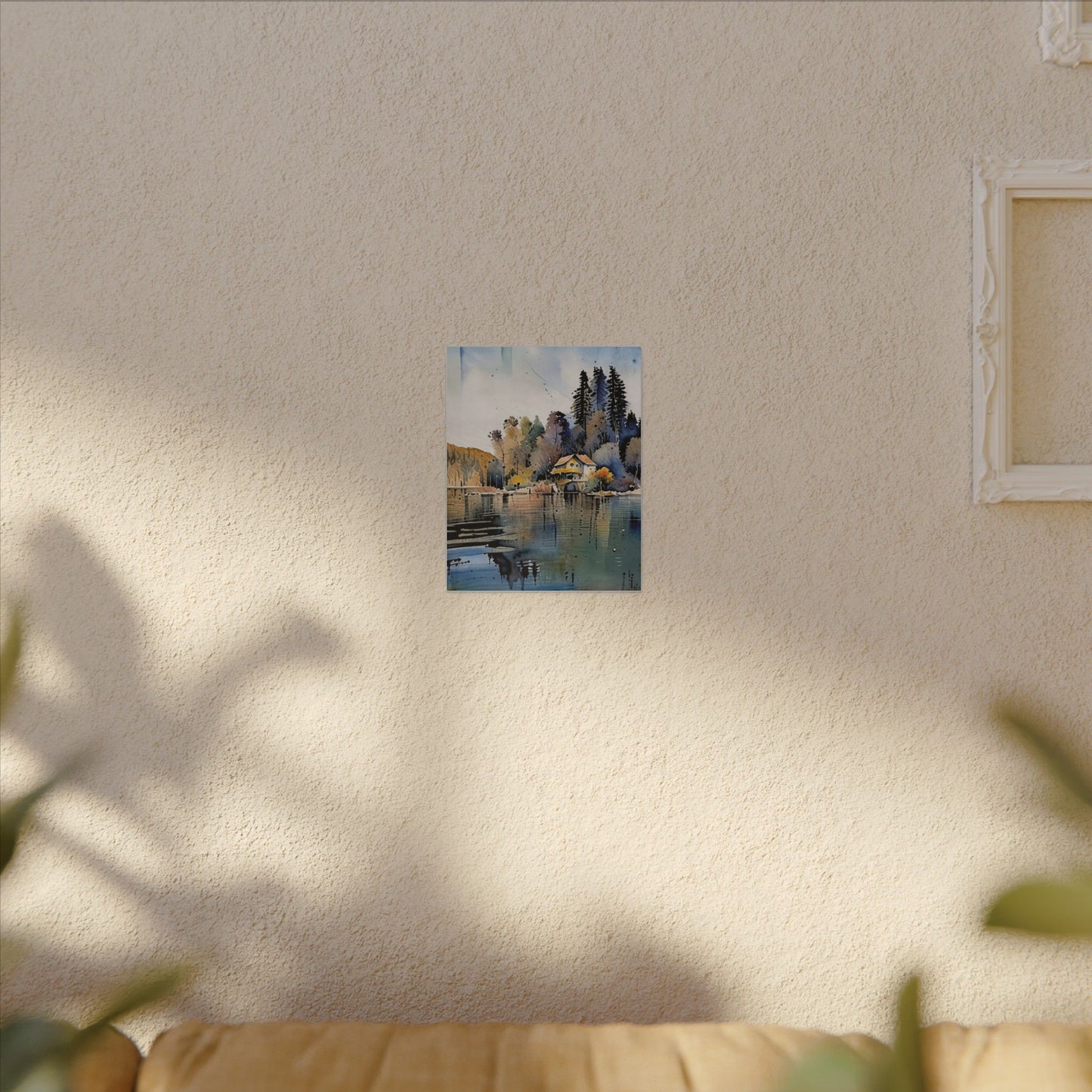 Scenic Matte Canvas Print, Wall Art, Home Decor, Nature Love, Gift Idea, Art Print, Landscape Painting