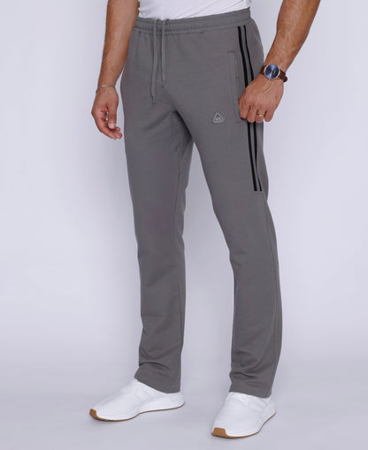 Ultimate Flex Athletic Sweatpants - Straight (Reg, Tall and Big & Tall Fit) Platinum Grey Black