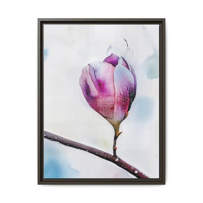 Framed Floral Canvas Art Print, Home Decor, Wall Art, Modern Decor, Gift for Her, Mother's Day, Botanical Print, Flower Gallery