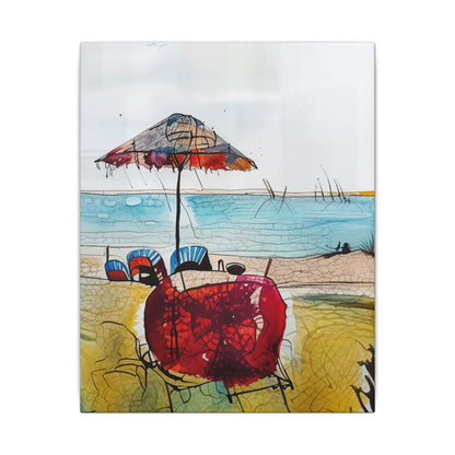 Beach Vibes Canvas Wall Art, Coastal Decor, Summer Artwork, Beach House Style, Home Decoration