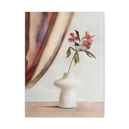 Artistic Wall Canvas Print, Home Decor, Floral Artwork, Modern Wall Art, Living Room, Gallery Wall, Gift Idea, Minimalist Decor