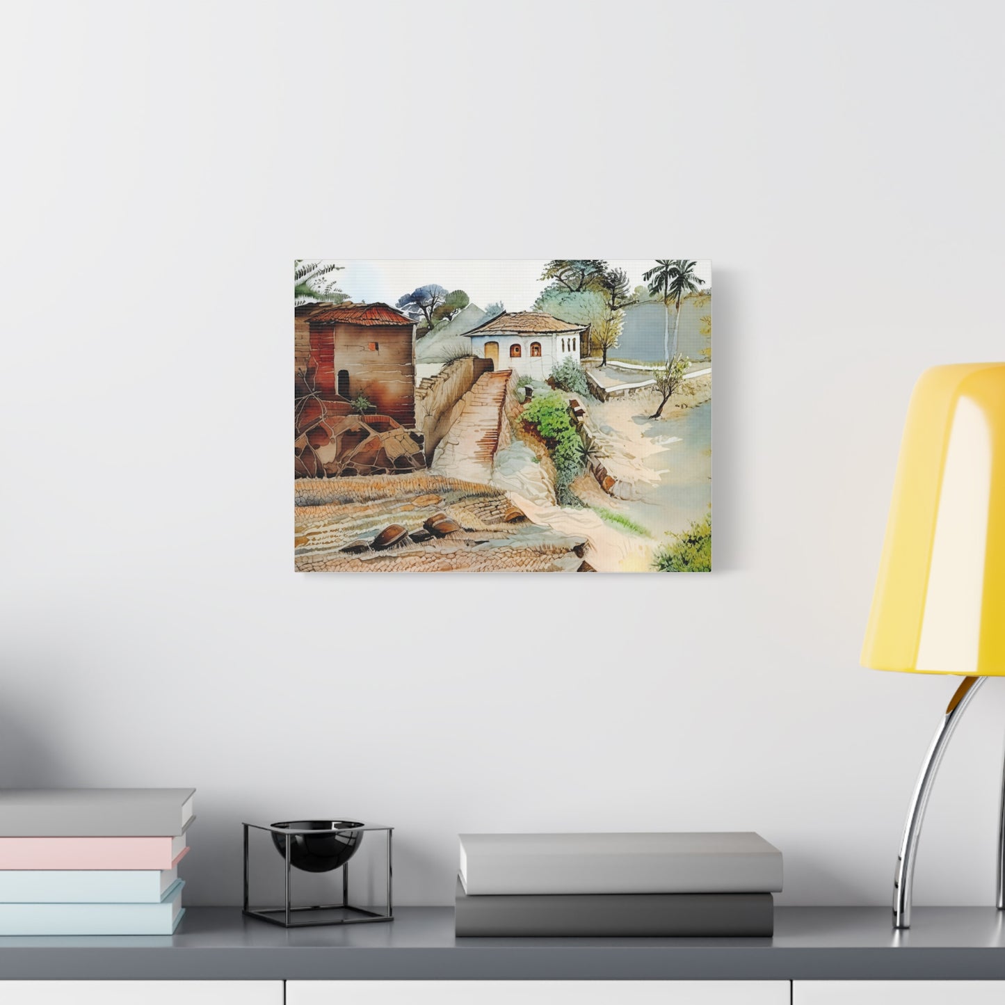 Canvas Wall Art, Vibrant Landscape Decoration, Home Decor, Art Gift for Nature Lovers, Inspirational Artwork