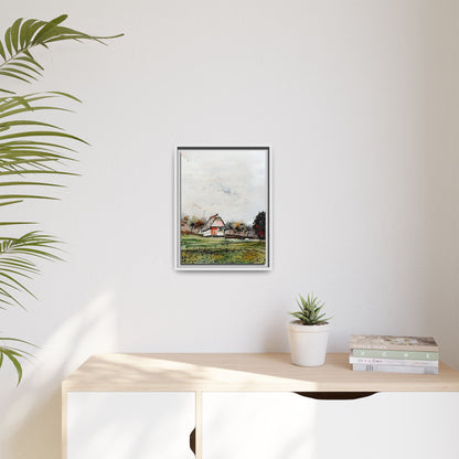 Framed Art Print, Colorful Farmhouse Wall Decor, Rustic Home Aesthetic, Housewarming Gift, Botanical Art, Nature Lover's Gift