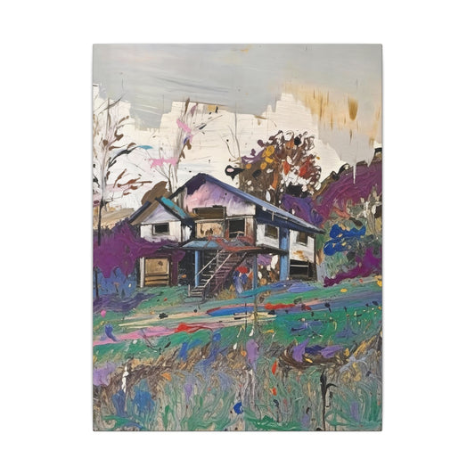 Vibrant Home Canvas Art, Colorful Wall Decor, Contemporary Artwork, Living Room Decoration, Unique Housewarming Gift