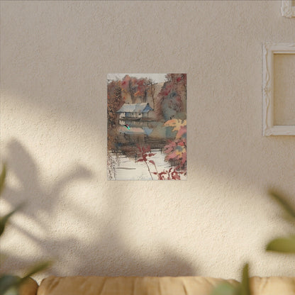 Artistic Canvas Wall Art, Home Decor, Nature Scene, Rustic Wall Decor, Gift for Nature Lovers, Cozy Living Room Decoration