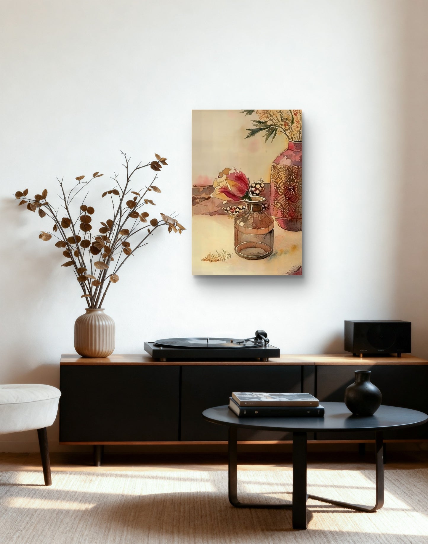 Floral Still Life Canvas Art Print, Home Decor, Wall Art, Gift for Her, Modern Decor, Living Room Decor, Gallery Wall