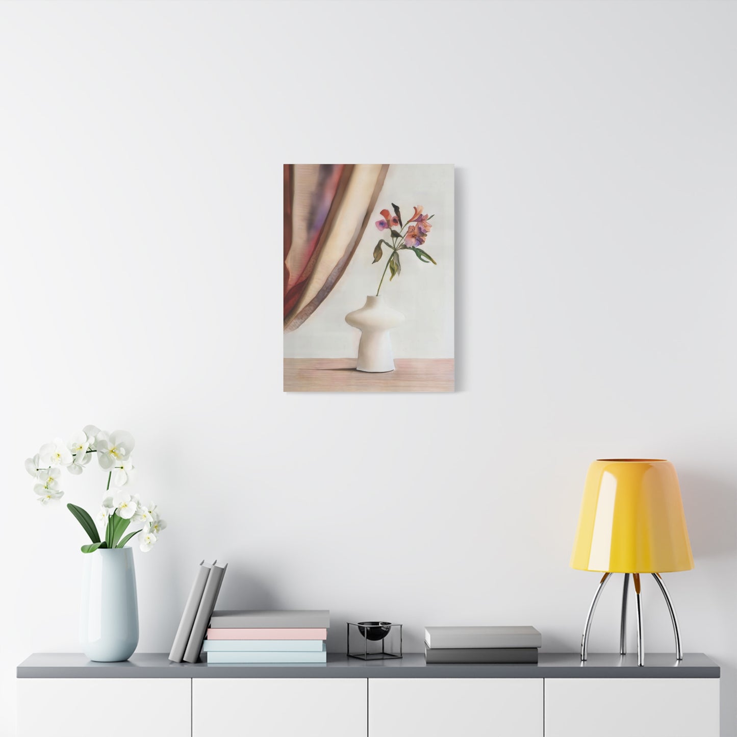 Artistic Wall Canvas Print, Home Decor, Floral Artwork, Modern Wall Art, Living Room, Gallery Wall, Gift Idea, Minimalist Decor