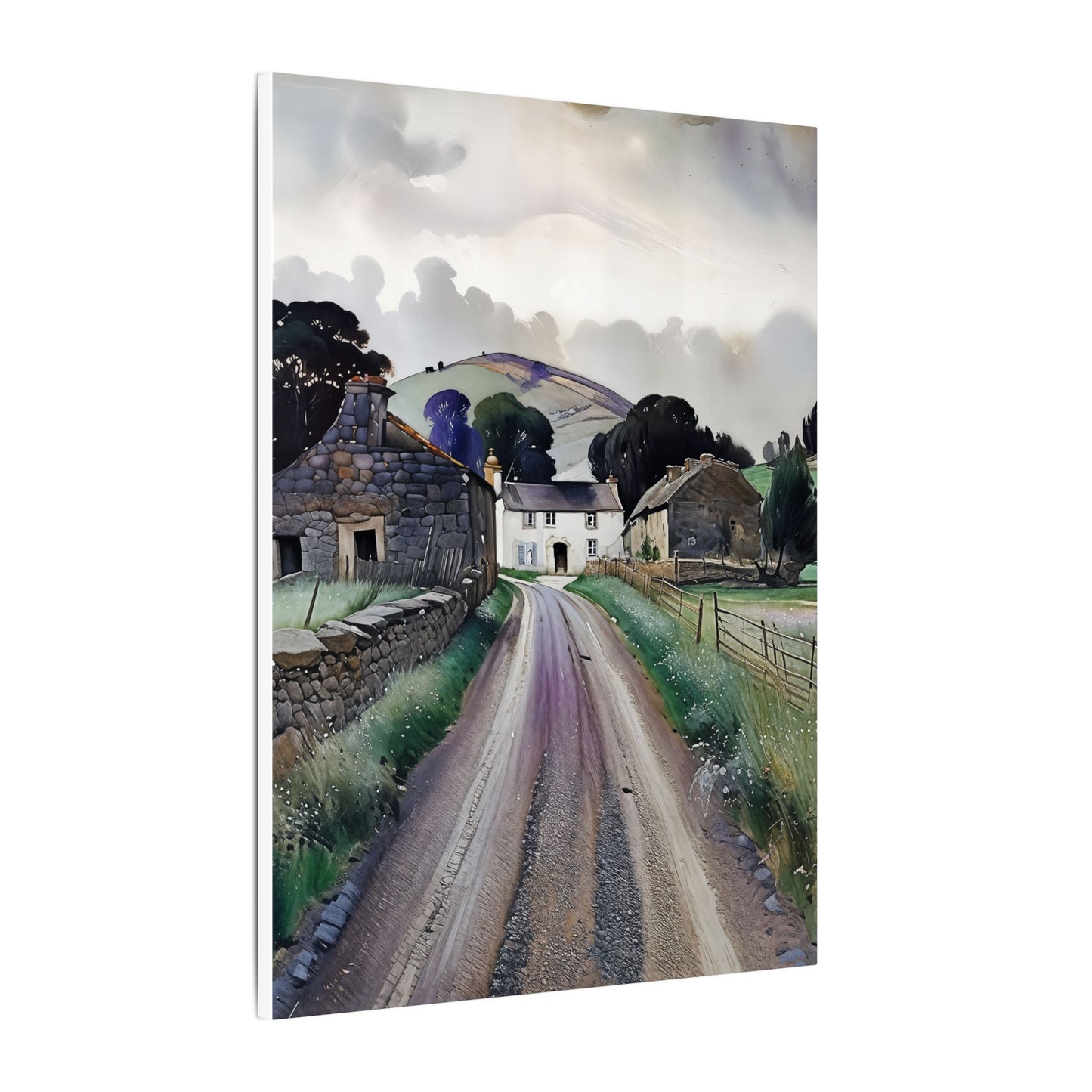 Serene Landscape Canvas Art Print, Wall Decor, Home Decor, Gift for Nature Lovers, Unique Art Piece, Rustic Decor