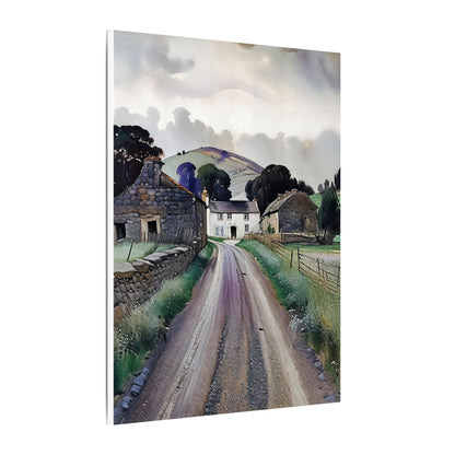 Serene Landscape Canvas Art Print, Wall Decor, Home Decor, Gift for Nature Lovers, Unique Art Piece, Rustic Decor