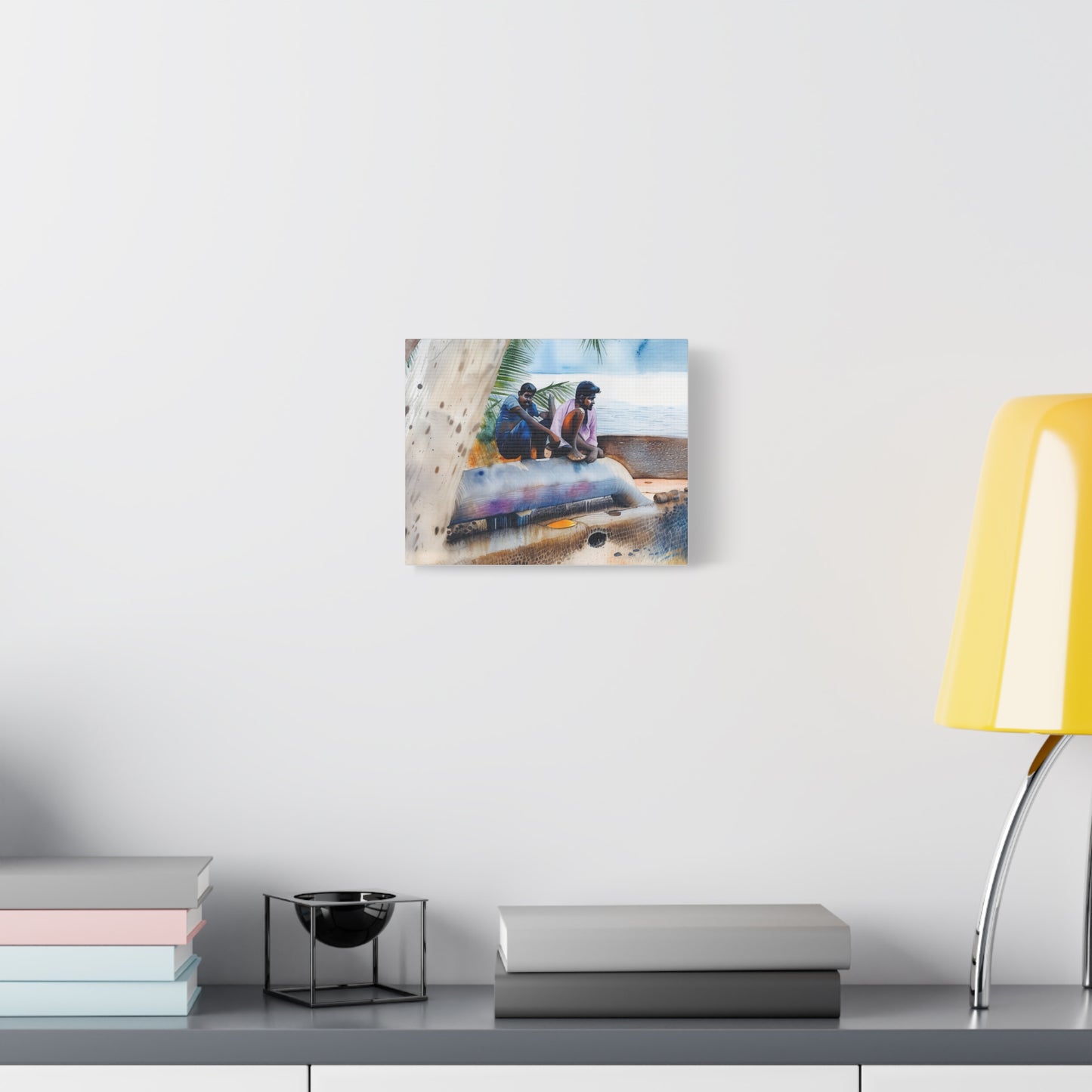 Artistic Matte Canvas Print, Coastal Decor, Beach Wall Art, Ocean Photography, Unique Home Accent