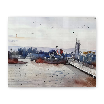 Scenic Wall Art Canvas, Beach Decor, Nautical Home Accent, Coastal Artwork, Gift for Nature Lovers