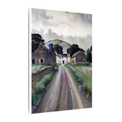 Serene Landscape Canvas Art Print, Wall Decor, Home Decor, Gift for Nature Lovers, Unique Art Piece, Rustic Decor