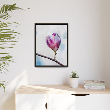 Framed Floral Canvas Art Print, Home Decor, Wall Art, Modern Decor, Gift for Her, Mother's Day, Botanical Print, Flower Gallery