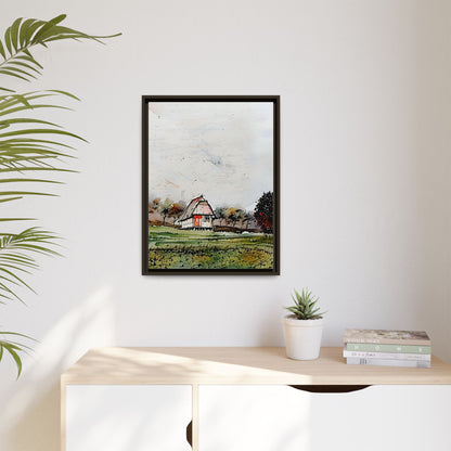 Framed Art Print, Colorful Farmhouse Wall Decor, Rustic Home Aesthetic, Housewarming Gift, Botanical Art, Nature Lover's Gift