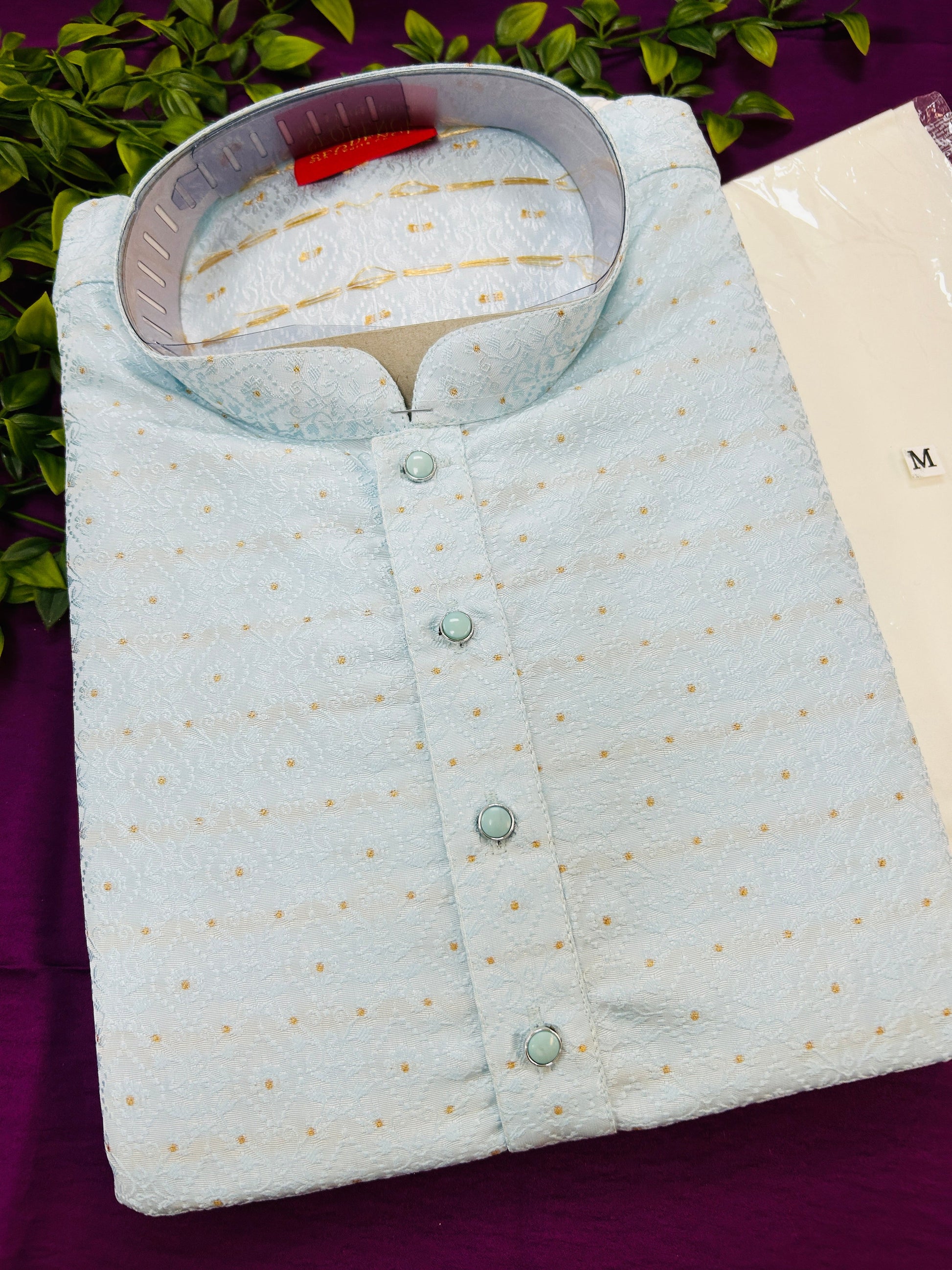 Light blue kurta set