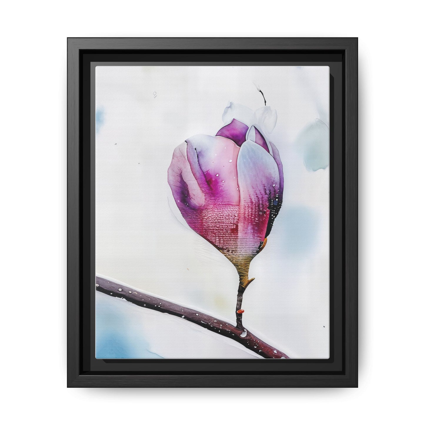 Framed Floral Canvas Art Print, Home Decor, Wall Art, Modern Decor, Gift for Her, Mother's Day, Botanical Print, Flower Gallery