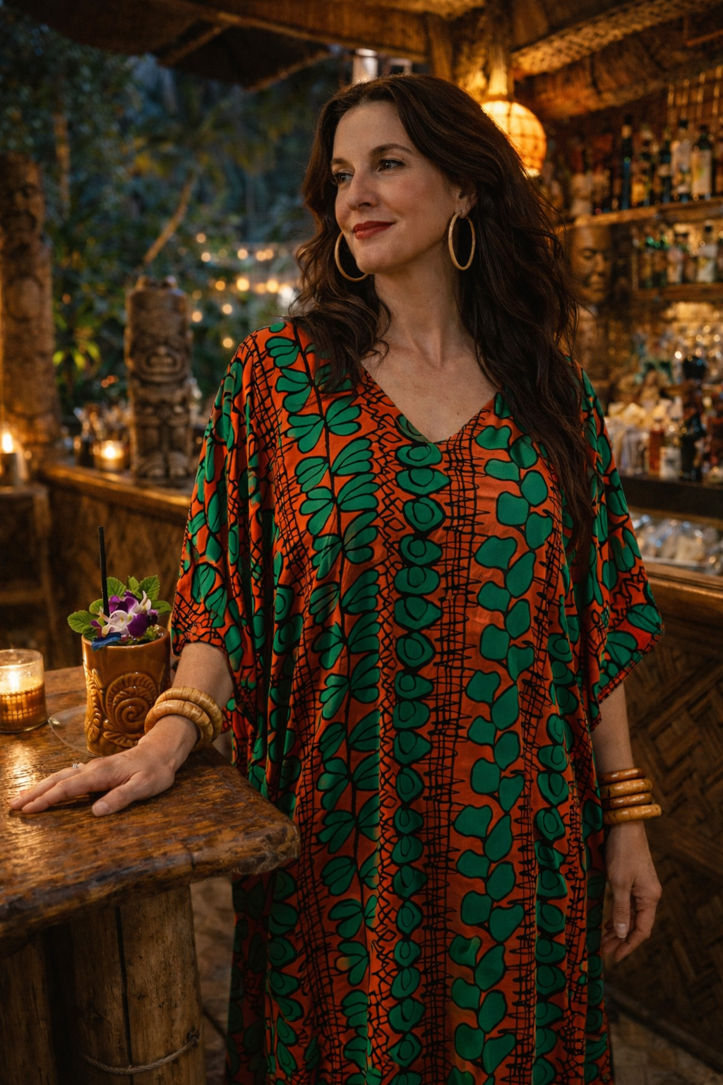 Petite Guava Caftan