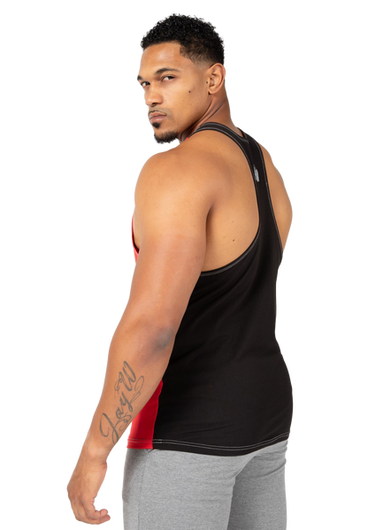 Sterling Stringer Tank Top - Black/Red