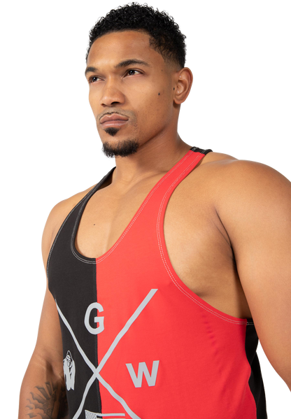 Sterling Stringer Tank Top - Black/Red