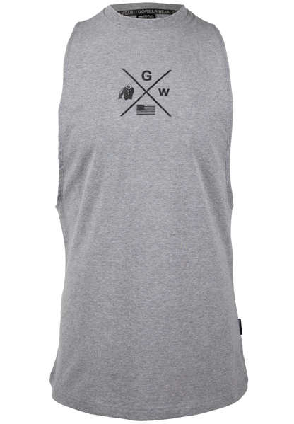 Cisco Drop Armhole Tank Top - Gray/Black