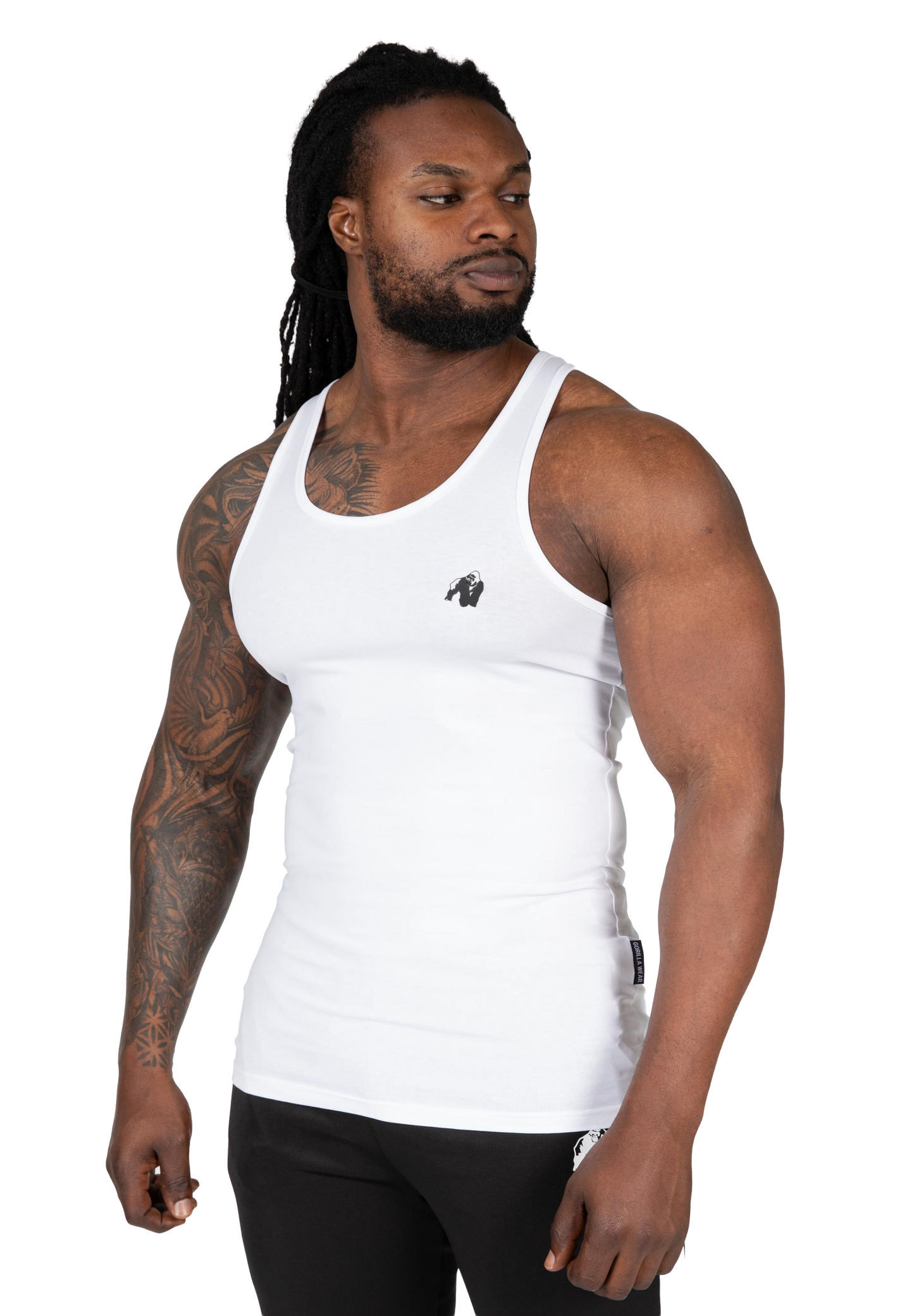 Adams Stretch Tank Top - White