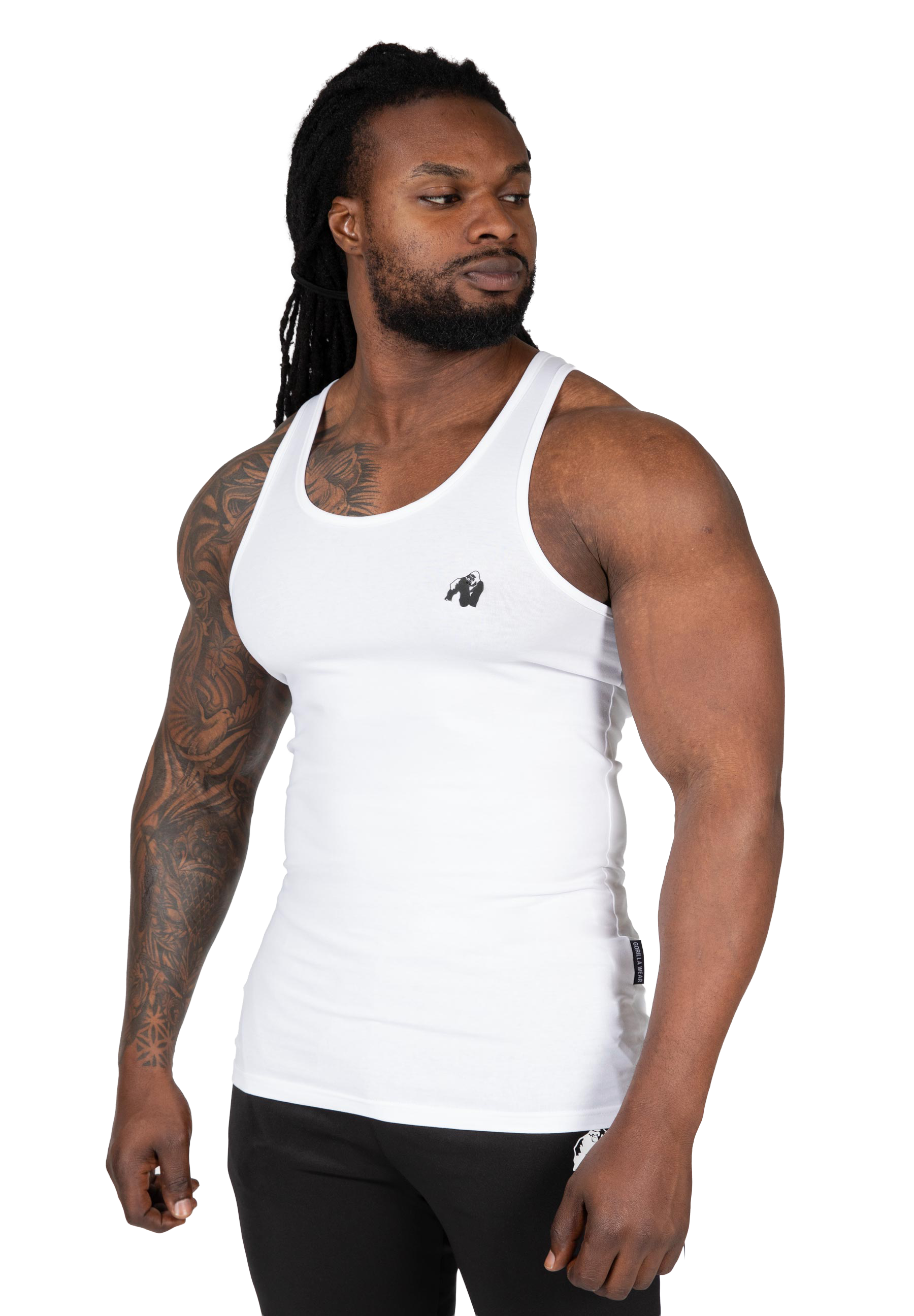 Adams Stretch Tank Top - White