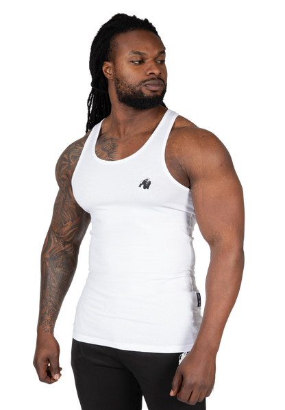 Adams Stretch Tank Top - White