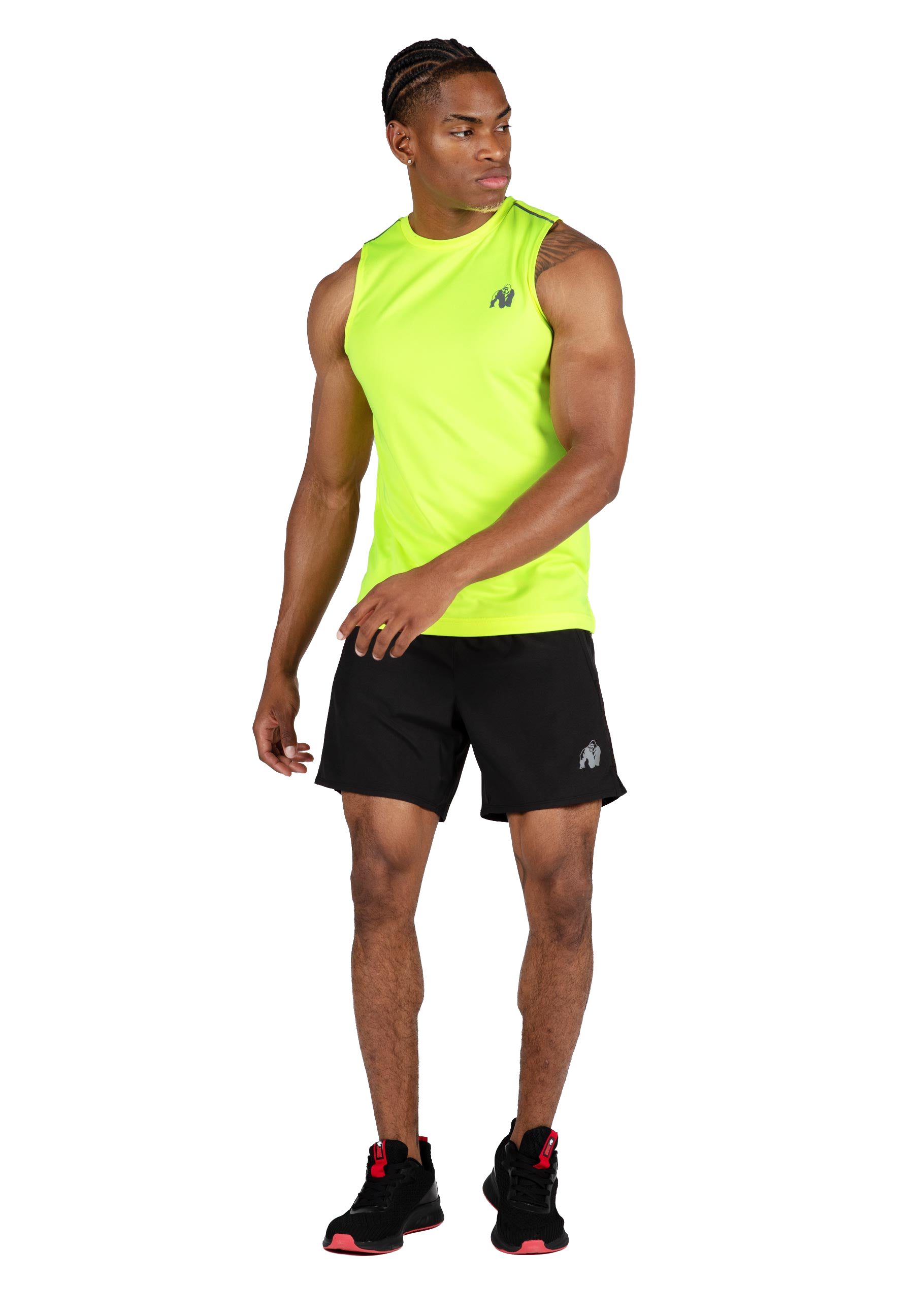 Washington Tank Top - Neon Yellow