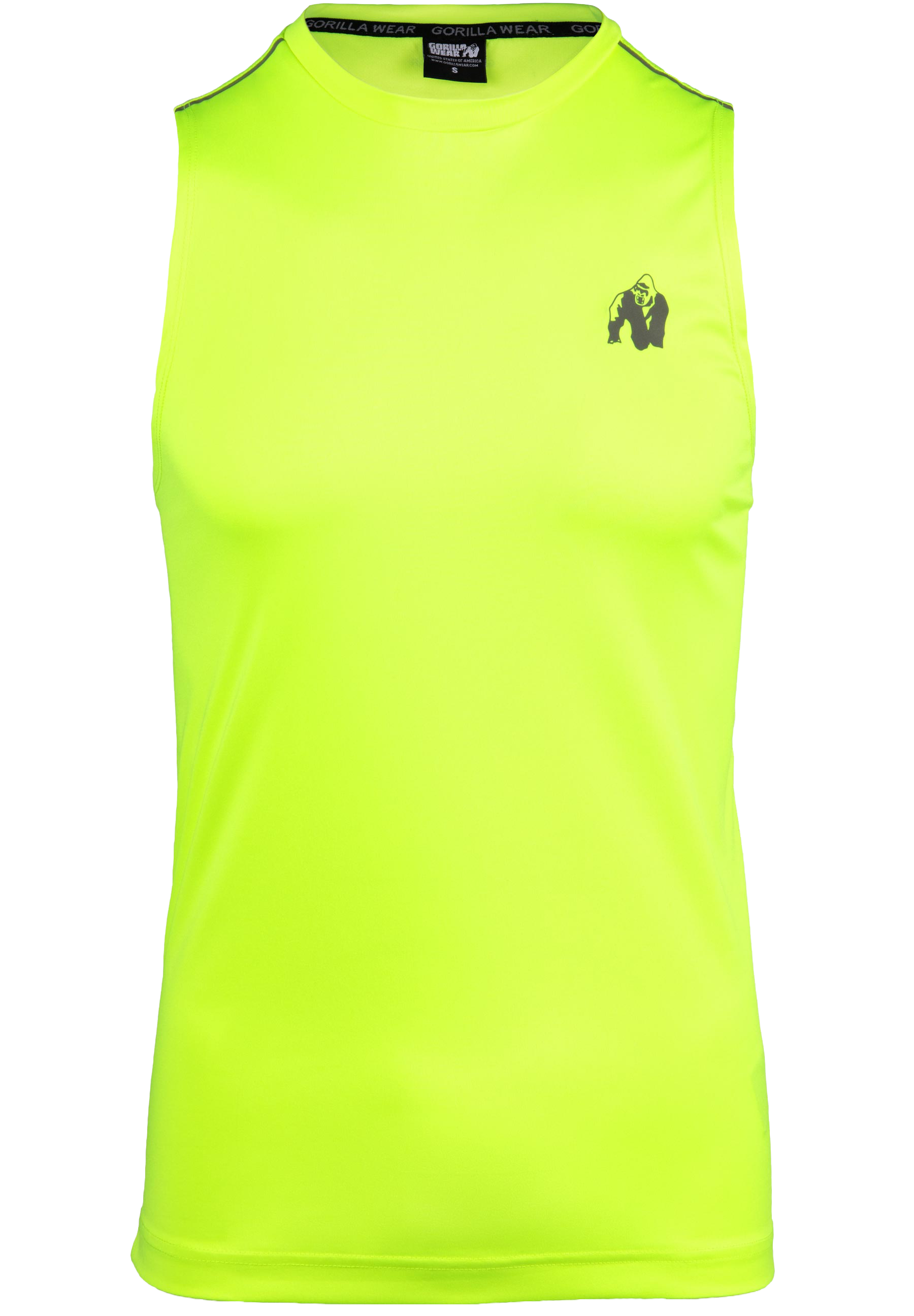 Washington Tank Top - Neon Yellow
