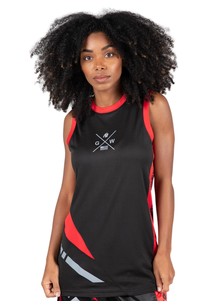Hornell Tank Top - Black/Red - Unisex