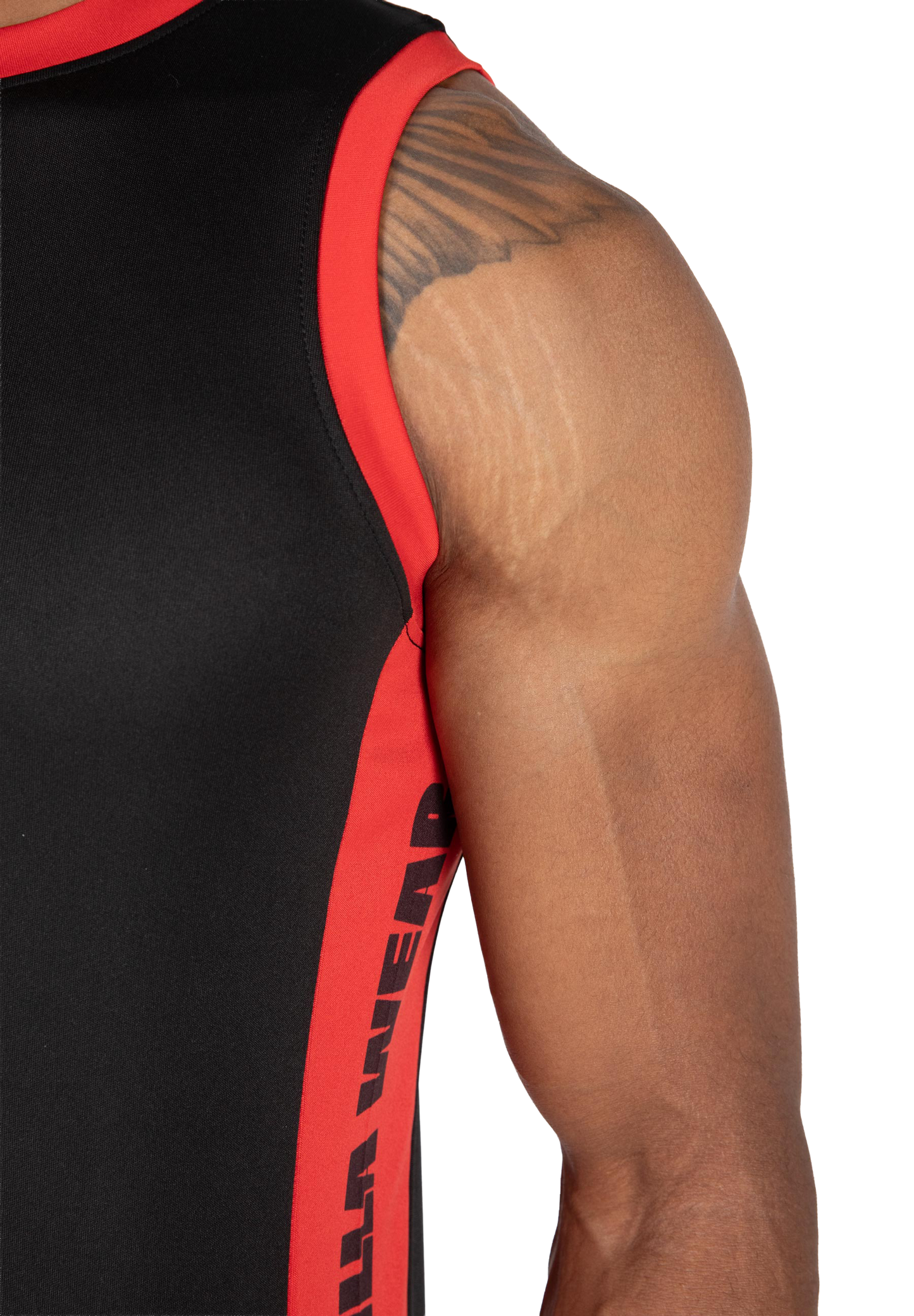 Hornell Tank Top - Black/Red - Unisex