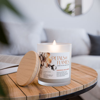 Oakmoss & Amber Candle – Natural, Cozy, Eco-Friendly Gift