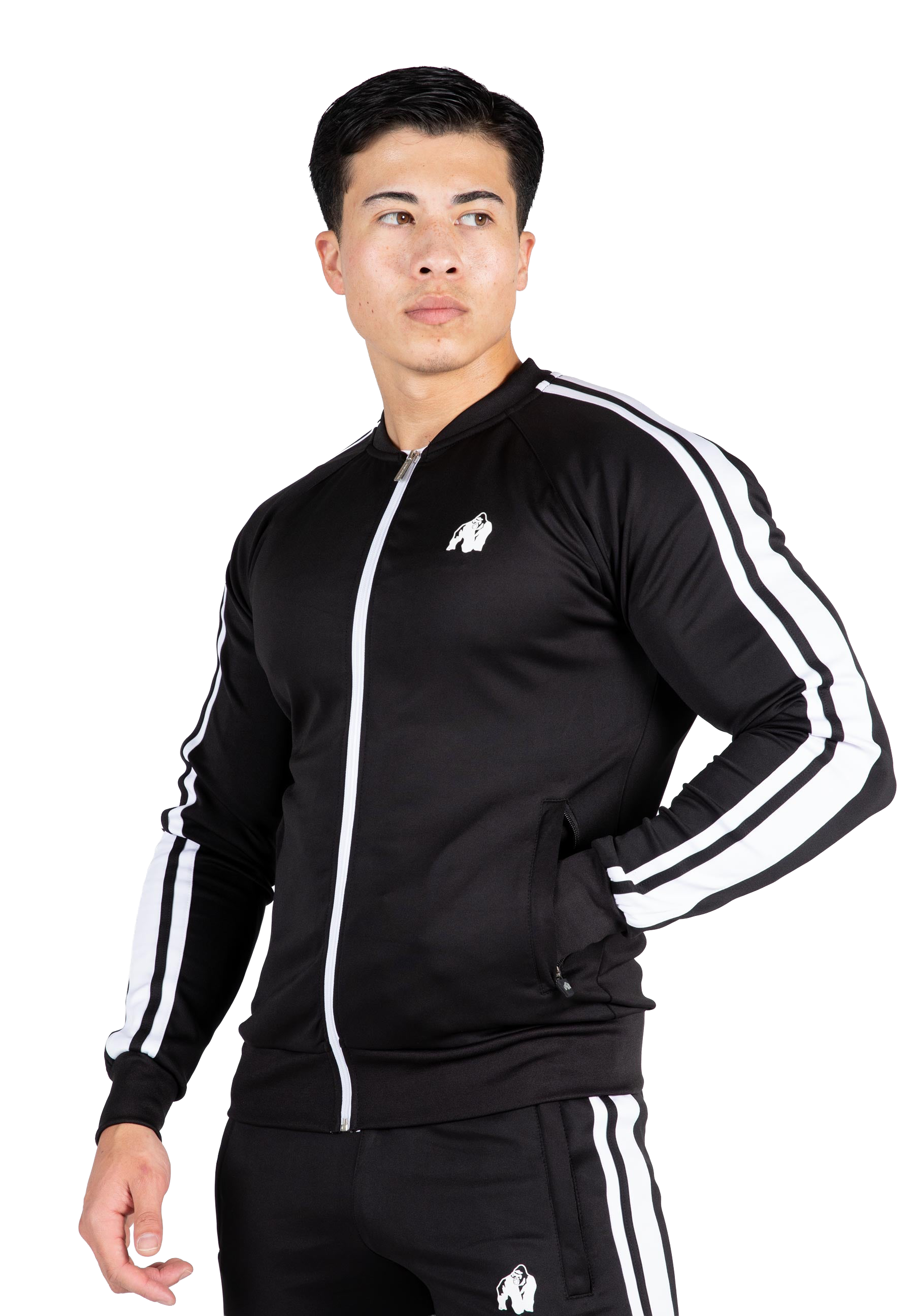Riverside Track Jacket - Black