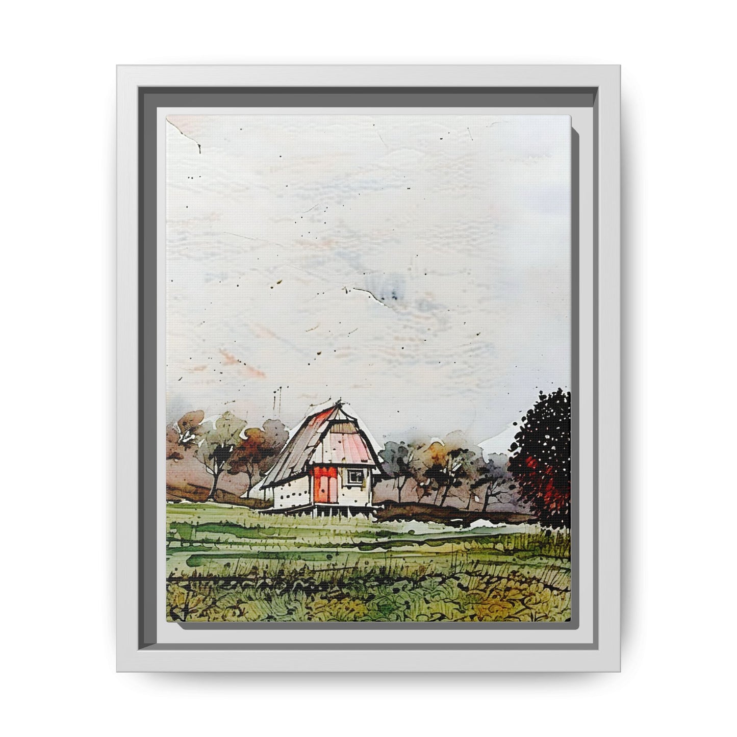 Framed Art Print, Colorful Farmhouse Wall Decor, Rustic Home Aesthetic, Housewarming Gift, Botanical Art, Nature Lover's Gift