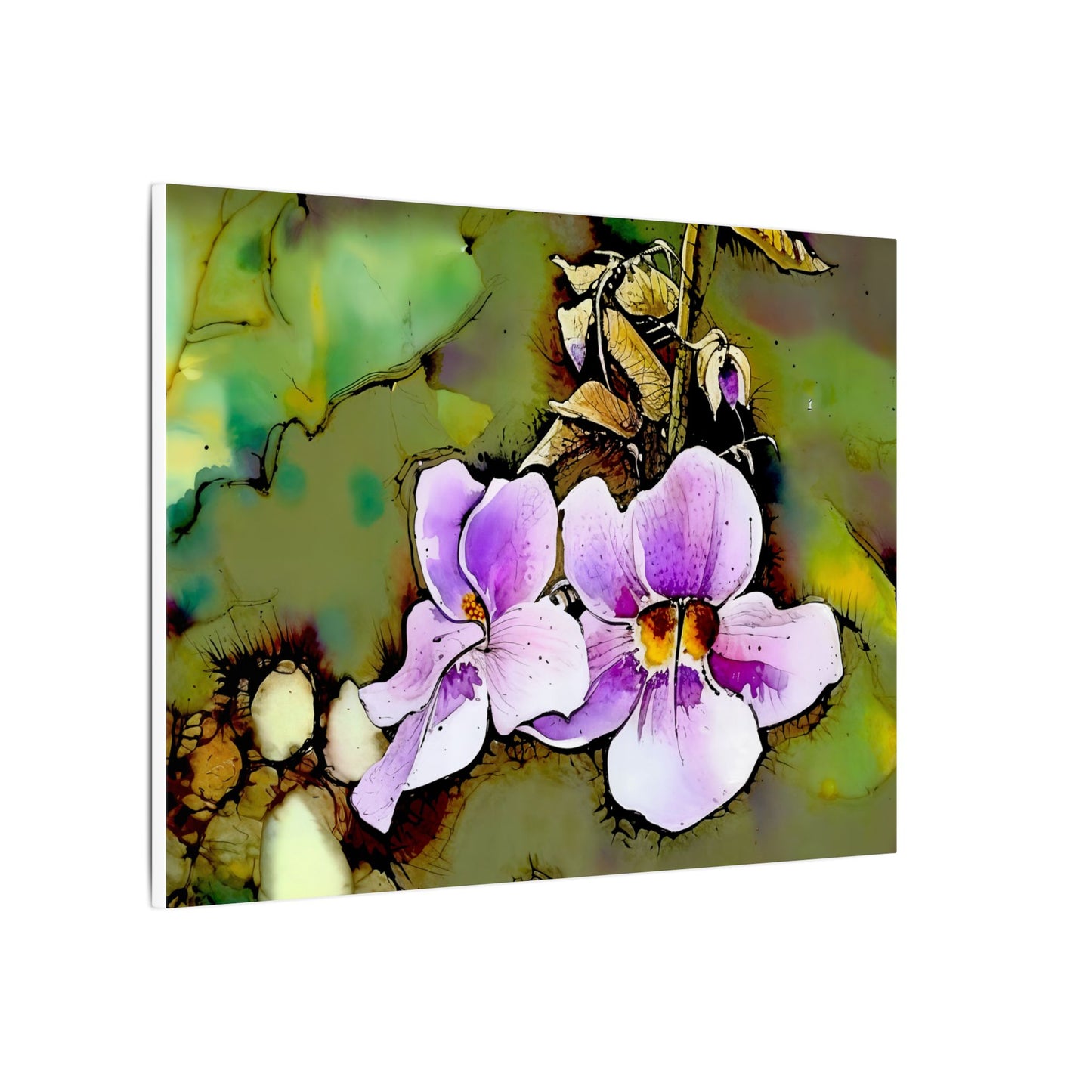 Floral Canvas Art Print, Botanical Wall Decor, Home Gallery Artwork, Elegant Flower Design, Perfect Gift for Nature Lovers