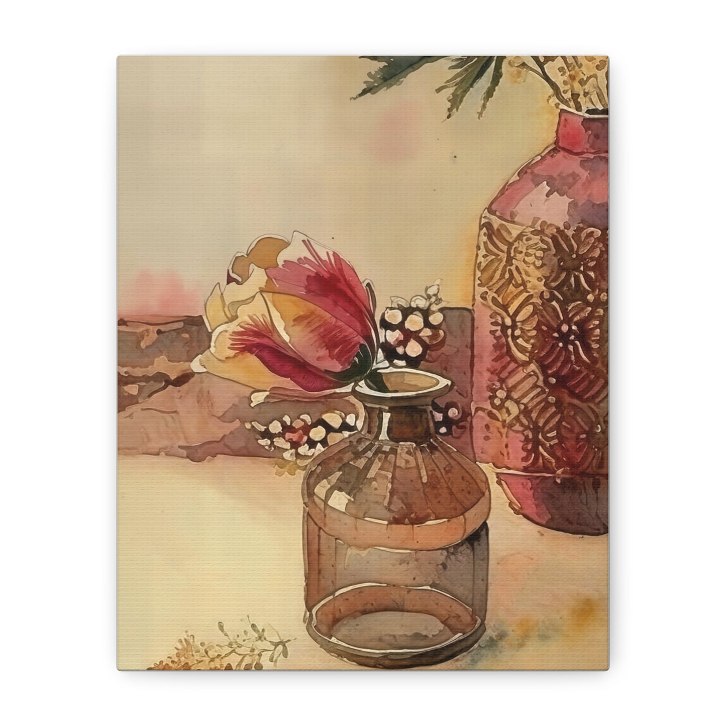 Floral Still Life Canvas Art Print, Home Decor, Wall Art, Gift for Her, Modern Decor, Living Room Decor, Gallery Wall