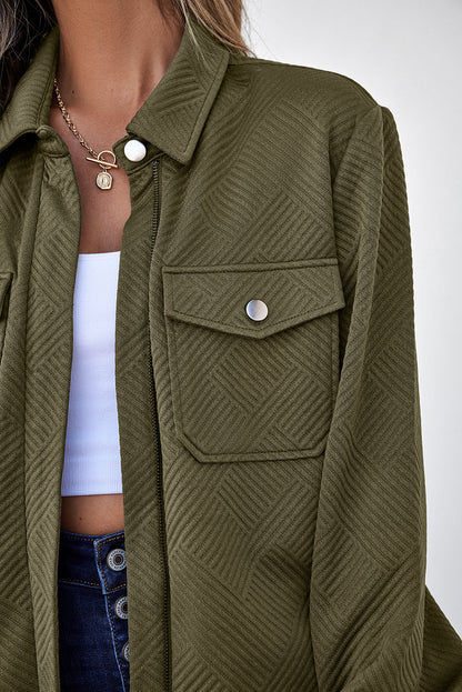 Remi Zip Up Flap Shirt