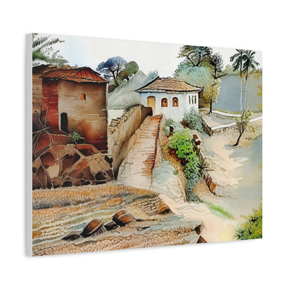 Canvas Wall Art, Vibrant Landscape Decoration, Home Decor, Art Gift for Nature Lovers, Inspirational Artwork