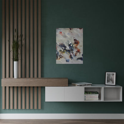 Floral Satin Poster Prints, Elegant Wall Decor, Art for Home, Gallery Style Artwork, Unique Gift for Art Lovers